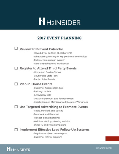 Sales Event Planner